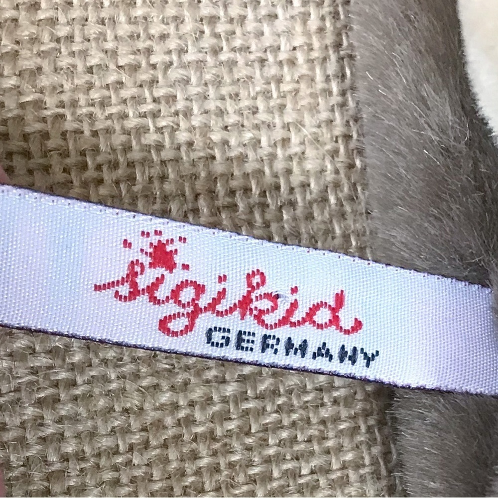 Sigikid Elephant In Red Bow Tie Rope Tail Plush Stuffed Animal Cute Rare Germany - Picture 6 of 7